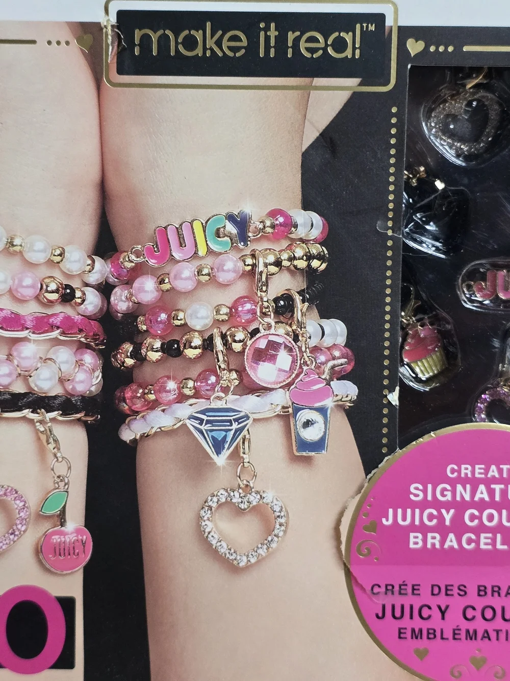 New In Box - Juicy Couture Pink & Precious Bracelet Kit
